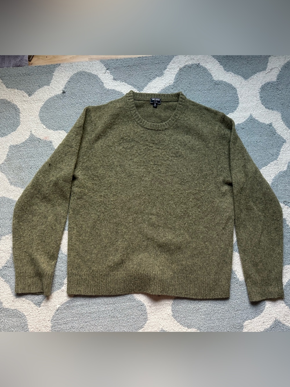 Todd Snyder Olive Green Crewneck Sweater